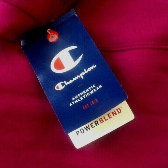 new Champion PowerBlend Women's Crew Neck Pullover VENTURE PINK color Sz MEDIUM - Picture 5 of 8